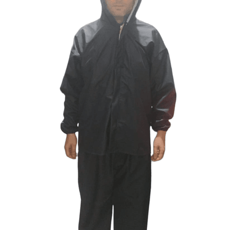 BALIKCI ALT ÜST TAKIM YAĞMURLUK SİYAH XXL