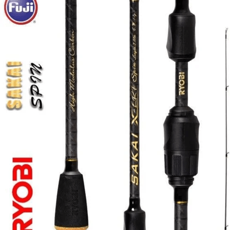 Ryobi Fuji Spin Olta Kamışı | 239cm | 3-12g Atar | 2 Parça | Orijinal Fuji Halkalar