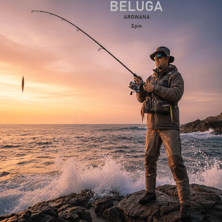 Marshal Arowana Professional Spin Olta Kamışı - Yüksek Modüllü Karbon Gövde