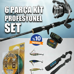 Performans Odakl Spin Takımı - Ryobi 239cm 3-12g Fuji Halkalı Olta Kamışı + Okuma Azaki 20 Makine Set