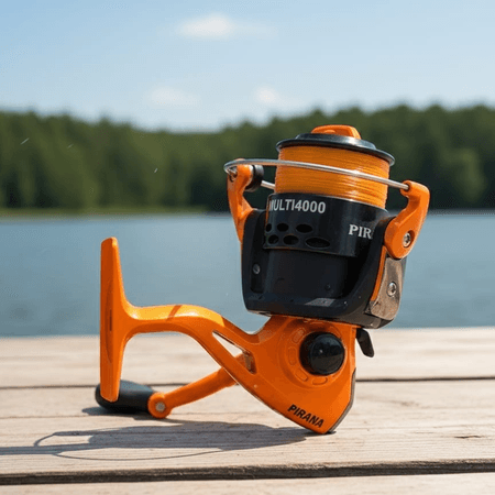 Piranha Multi 4000 Serisi Turuncu Spin Olta Makinesi - 4000'lik Genel Kullanım