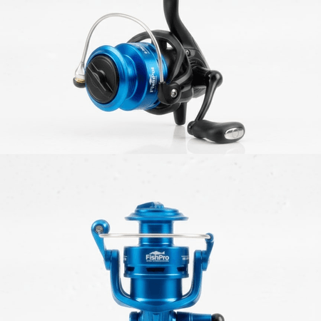 FishPro 4000 Serisi Metalik Kırmızı Spin Balıkçılık Makinesi - Yüksek