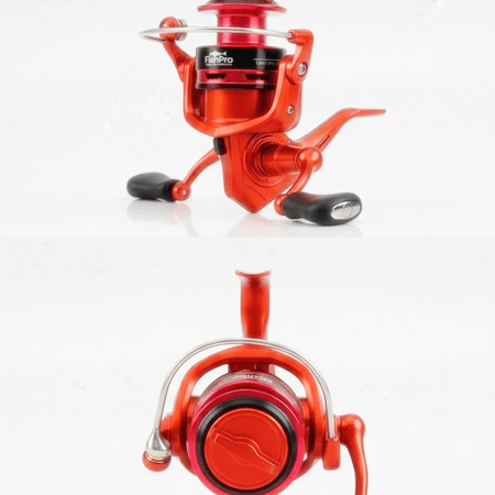 FishPro 4000 Serisi Metalik Kırmızı Spin Balıkçılık Makinesi - Yüksek