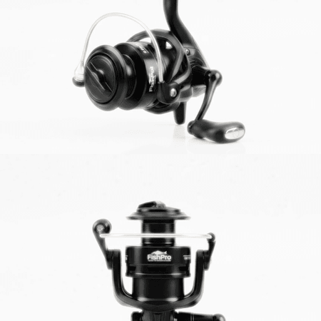 FishPro 4000 Serisi Metalik Kırmızı Spin Balıkçılık Makinesi - Yüksek