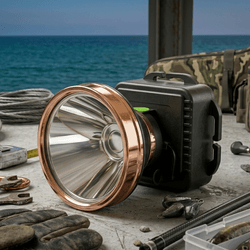 O-Max PS-811 40W Çift Işık Kaynaklı Şarj Edilebilir LED Kafa Lambası - Su Geçirmez & Güçlü Menzil