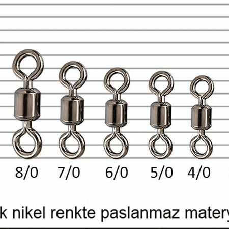 FLADEN - FIRDÖNDÜ-ROLLING SWIVEL-5/0- PAKET