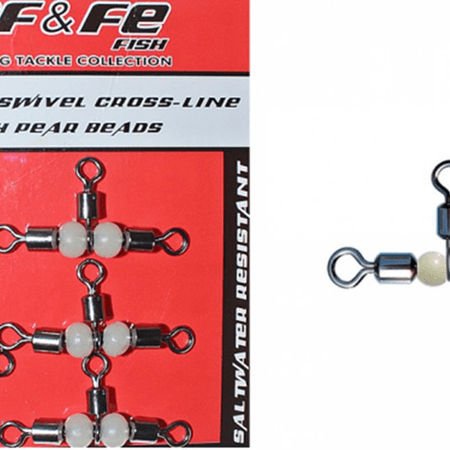 Fırdöndü Rolling Swivel Crossline Pear Beads