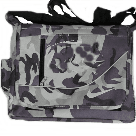 ASKERİ BEYAZ KAMFLAJ DESENLİ YAN CANTA