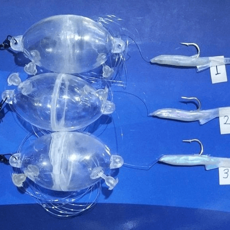 HAZIR TAKIM  AVCI BALIK İÇİN SULU TOP VE ARKASINDA SİLKON  3 LÜ SET