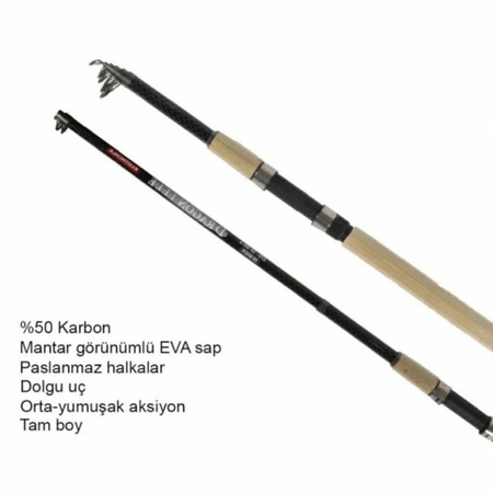 TELE DRAGON 300CM -50-100GR CARBON KAPALI BOY 75 CM