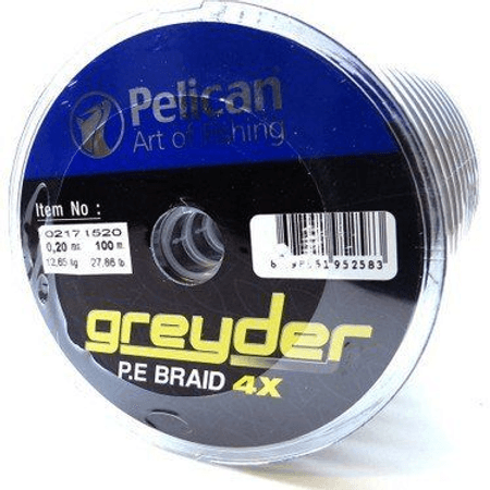 Pelıcan Greyder  4 Kat 100 M İp Misina 0.12- 5.9KG