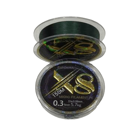 Pandora deep diver 8x Yeşil İp Misina 150m 0,08MM