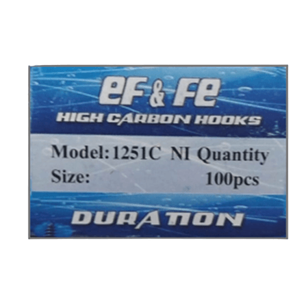 EFFE-1251-NI -2-3-4-5-6-7-8-9-10-11-12-UZUN PALA DÜZ  100,LÜ  PAKET