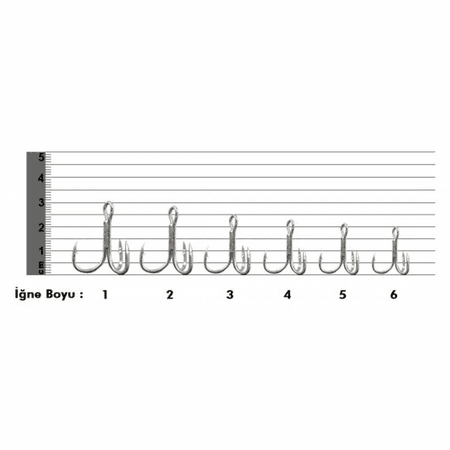 EFFE 3555 3 LÜ İĞNE1 PAKET 6 ADET