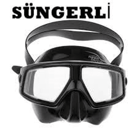 Profesyonel Panoramic Tempered Camlı Süngerli Patentli Dalış Maskesi