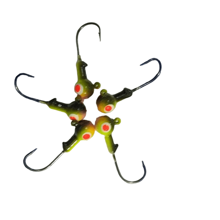 ATMACA  4 GR JİGHET-  YEŞİL-BEYAZ  RENK  KIRMIZI  GÖZLÜ