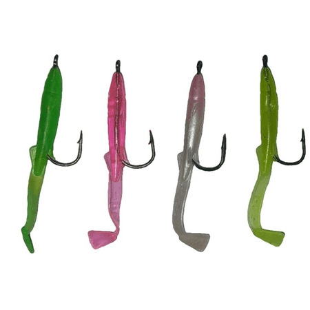 FLADEN 5,5CM SİLİKON YEMLER 10 LÜ PAKET