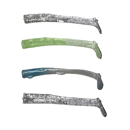 DELİK KUYRUKLU SİLKON ŞASE 8,5CM 1 PAKET 3 ADET