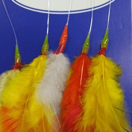 SEA HORSE 5,Lİ ÇAPARİ RENKLİ TÜY