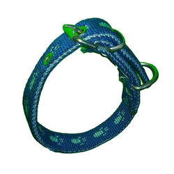 40 CM X2CM PATİLİ YAVRU TASMA MAVİ