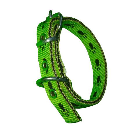 40 CM X2CM PATİLİ YAVRU TASMA YEŞİL