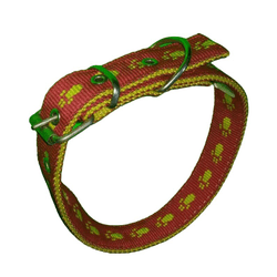 60 CM X3CM PATİLİ ORTA  TASMA KIRMIZI