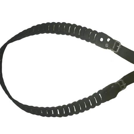 Siyah Deri Örgü Tfk Kayış