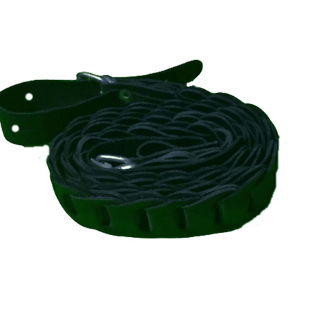 Siyah Deri Örgü Tfk Kayış