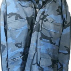 MAVİ KAMUFLAJ PARKA-KABAN