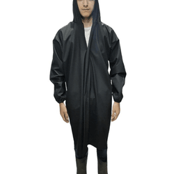 SU RÜZGAR GEÇİRMEZ PALTO SİYAH XXL