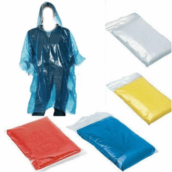 İNCE TEK KULLANIMLIK  YAĞMURLUK