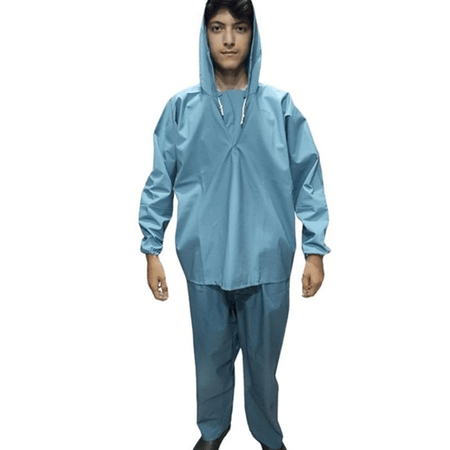 BALIKCI ALT ÜST TAKIM YAĞMURLUK MAVİ XXXL