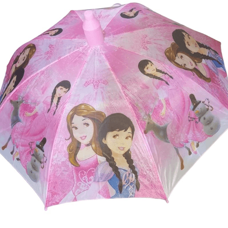 DİSNEY PRENCES PEMBE BARDAKLI DÜDÜKLÜ ŞEMSİYE