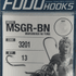 FUDO HOOKS- MSGR-NK-TF İĞNE-3200-3207-3201