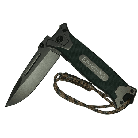 Browning Folding Knife  Stainless Steel Blade Titanium