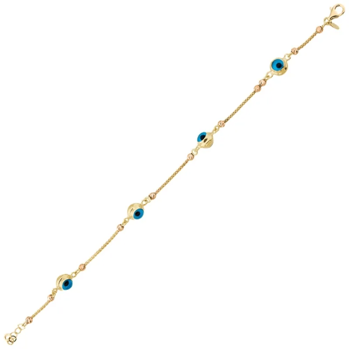 Altın Bileklik Dört Oynar Gözlü