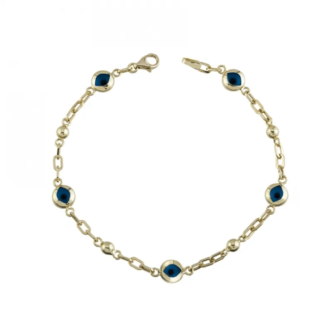 Beş Göz Dört Toplu Altın Bileklik