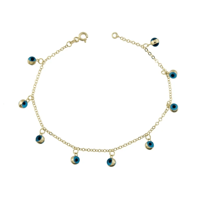 Altın Sallantılı Göz Bileklik