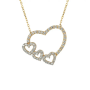 Kalp Kenarı Kalpler Kolye