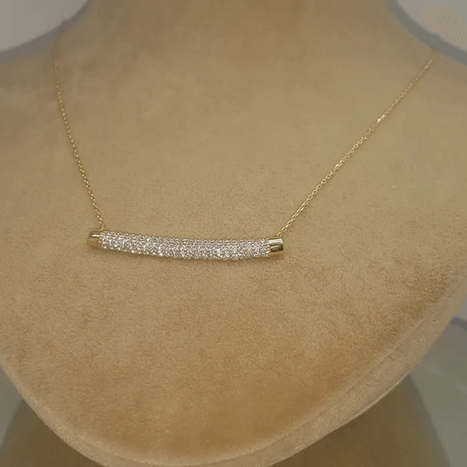 Çok Taşlı Altın Kolye