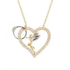 Kalbin İçinde Yüzük Taşıyan Kolye