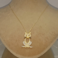 Kedicik Altın Kolye