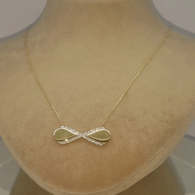 Harf Yazılabilen Sosuzluk Altın Kolye