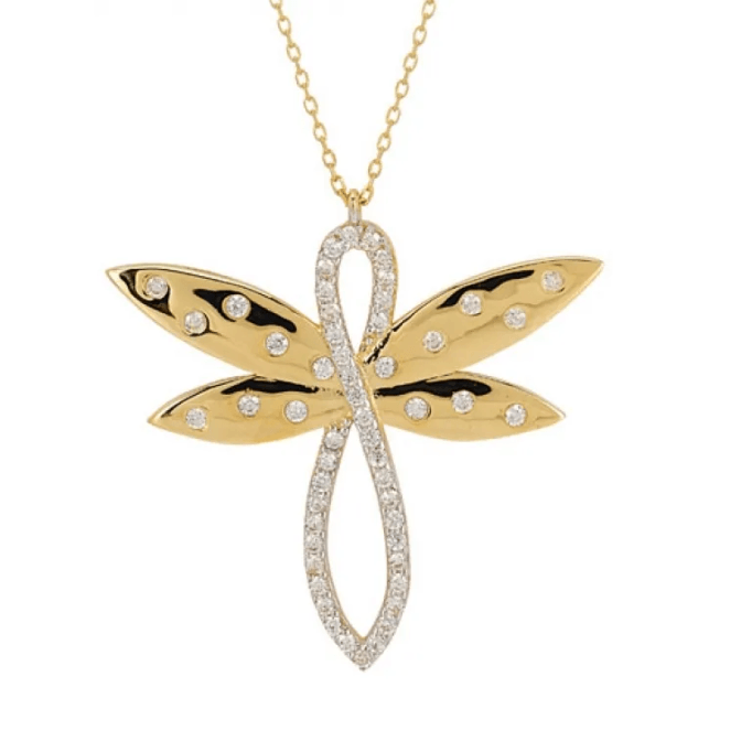 Kanatlanan Yusufcuk Altın Kolye