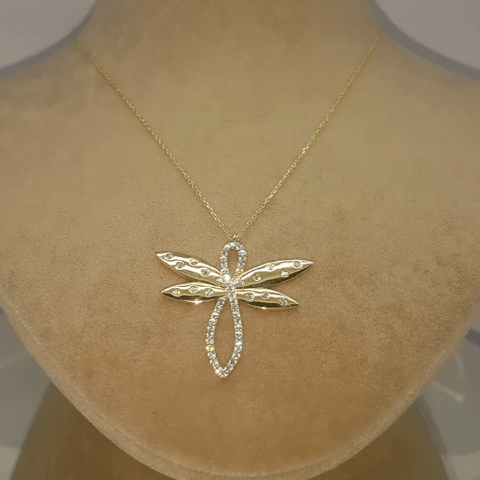 Kanatlanan Yusufcuk Altın Kolye