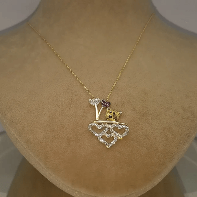 Ayıcık Altın Kolye