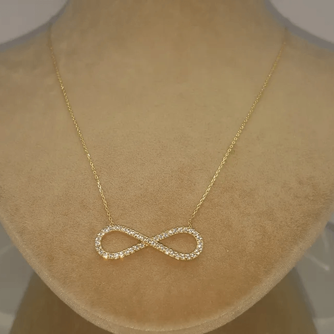 Sonsuzluk Altın Kolye