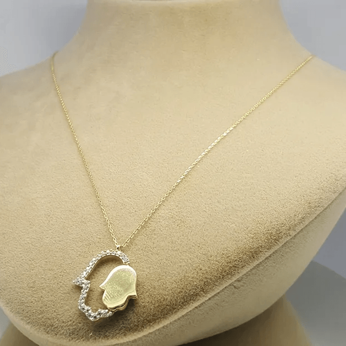 Fatma Anaeli Modeli Altın Kolye