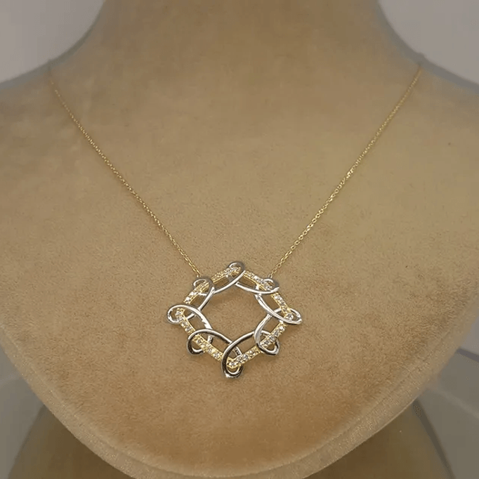 İç İçe Altn Kolyesi