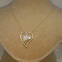 İç İçe Kalp Altn Kolyesi